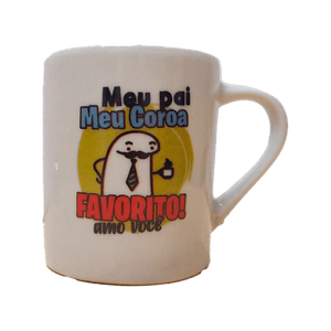 CANECA DE LOUCA S FRANCISCO PORC 280ML DECORADAS PAIS